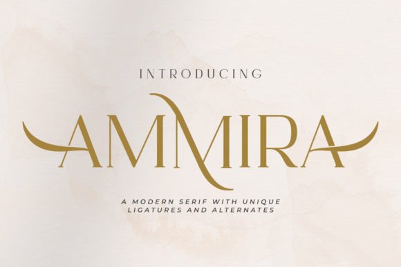 Ammira Serif Font for Modern Editorial Design