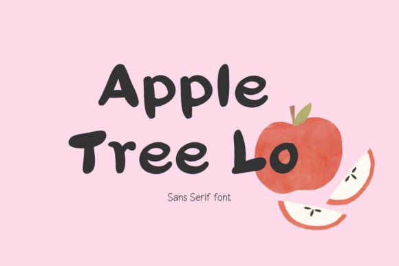 Apple Tree Lo: A Modern Sans Serif Font for Handmade Creations