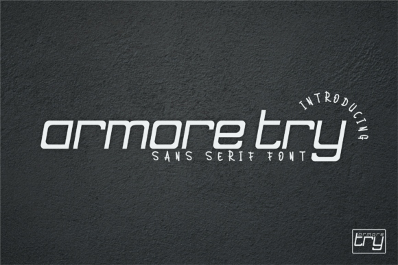 Armore Try: A Modern Sans Serif Font for Creative Projects