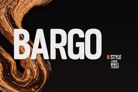 Bargo Sans Serif Font for Editorial Design