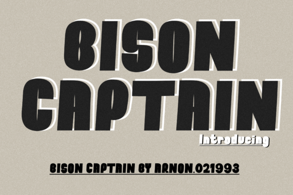 Bison Captain: A Font That Elevates Brand Identity