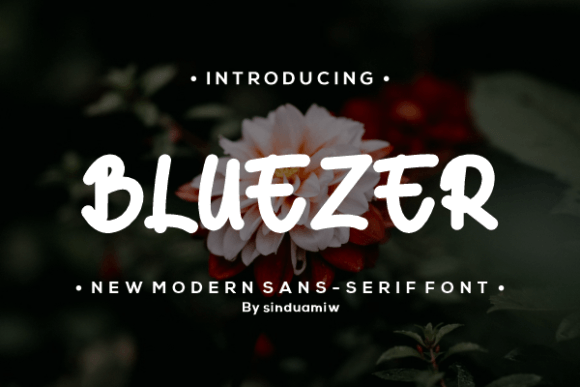 Bluezer: A Modern Sans Serif Font for Clean Digital Design