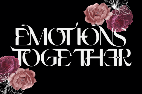 Emotions Together Font for Digital Marketing
