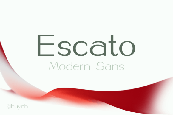 Escato: A Modern Sans Serif Font for Editorial Clarity
