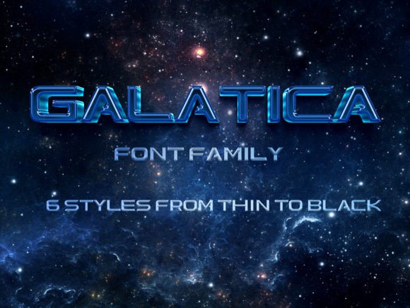 Galatica Family: A Modern Sans Serif Font for Your Brand