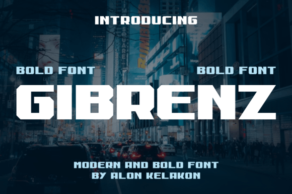 Gibrenz Font for Web Design: A Modern Sans Serif with Purpose