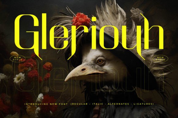 Gleriouh Serif Typeface for Editorial Design