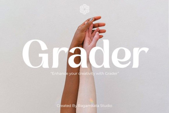 Grader Font in Action: A Designer’s Journey with a Modern Serif Typeface