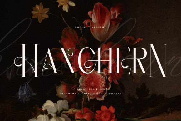 Hanchern Serif Font for Editorial Design