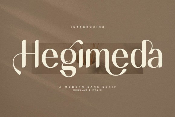 Hegimeda: A Modern Sans Serif Font for Elegant Branding