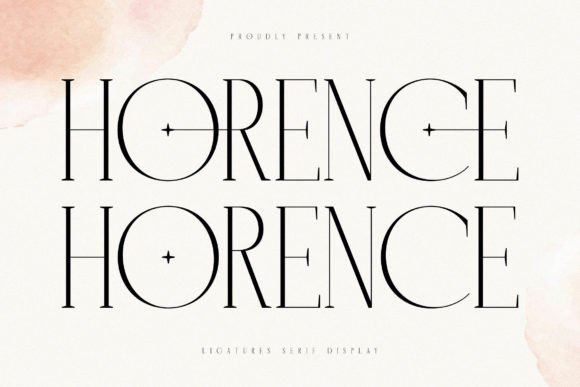 Horence Serif Font for Handmade Creations