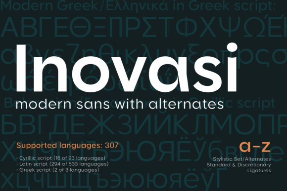 Inovasi Sans: A Modern Typeface for Editorial Design