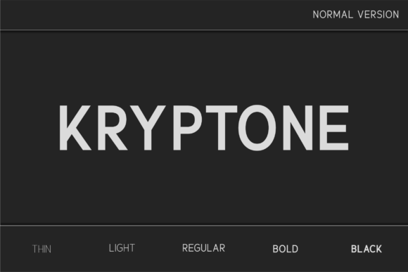 Kryptone: A Modern Sans Serif Font for Web Design