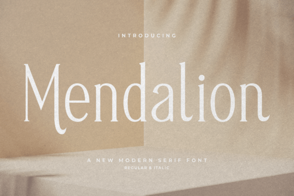 Mendalion Serif Font for Branding That Feels Timeless