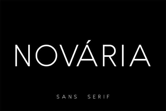 Novaria: A Modern Sans Serif for Strong Editorial Design