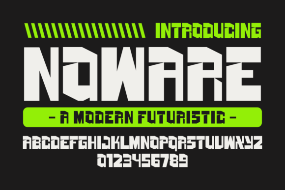Noware Font for Bold Brand Campaigns