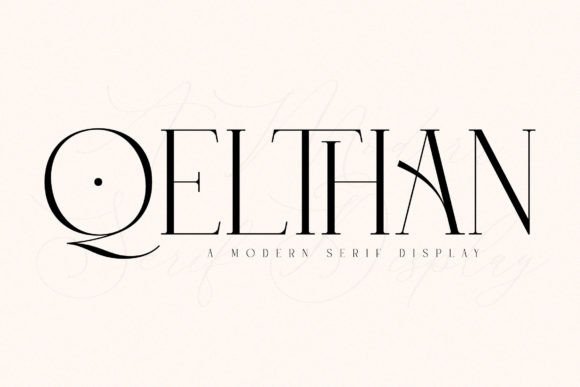Qelthan Serif Font for Modern Branding