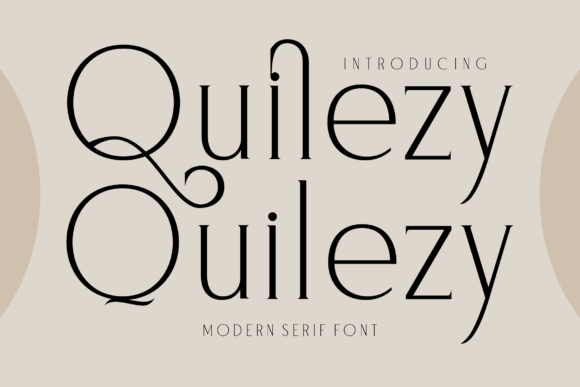 Quilezy: The Serif Font That Elevates Your Campaigns