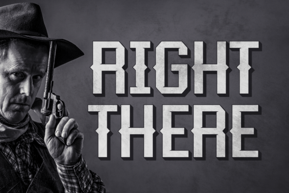 Right There: A Blackletter Font That Elevates Handmade Creations