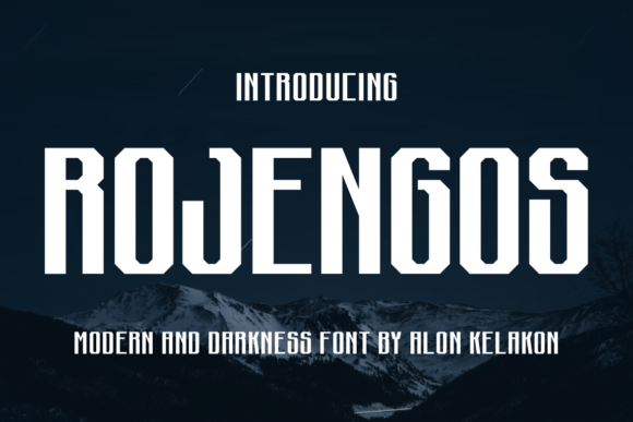 Rojengos: A Modern Sans Serif Font for Web Design