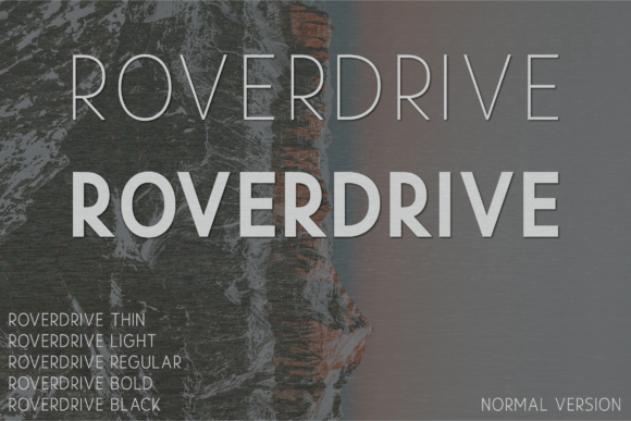 Roverdrive: A Modern Sans Serif for Thoughtful Typography