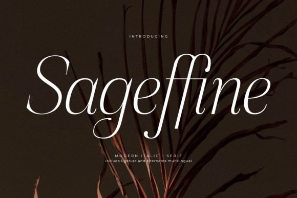Sageffine Serif Font for Impactful Campaign Design