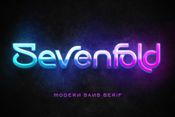 Sevenfold: A Modern Sans Serif Font for Thoughtful Typography